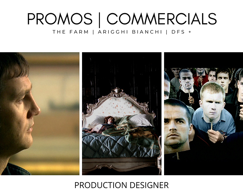 Promo Commercials Production Design Vanessa Hwkins.